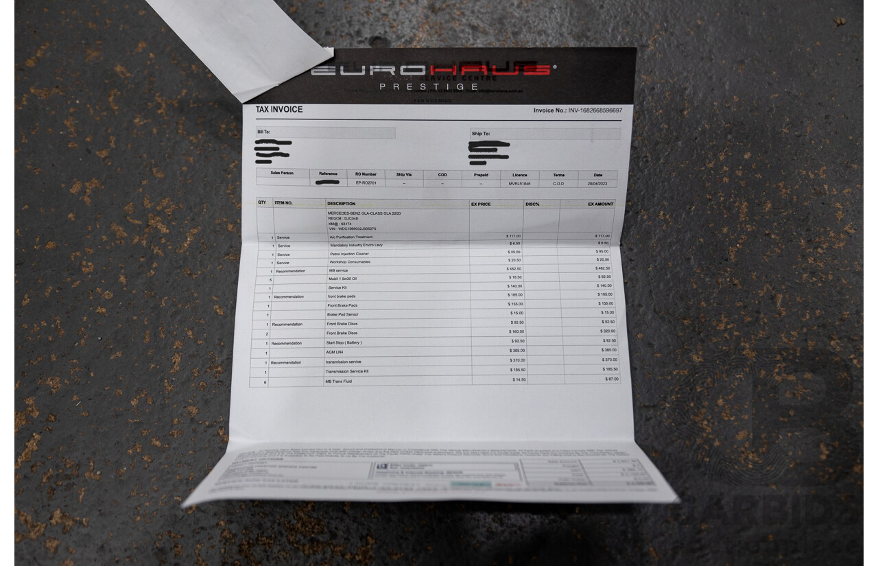 10/2016 Mercedes Benz GLA220d 4matic (AWD) X156 4d Wagon Polar Silver Metallic Turbo Diesel 2.1L