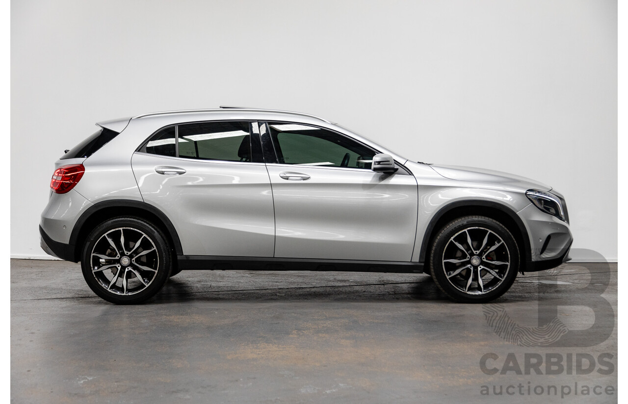 10/2016 Mercedes Benz GLA220d 4matic (AWD) X156 4d Wagon Polar Silver Metallic Turbo Diesel 2.1L