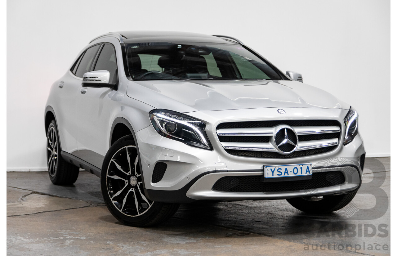10/2016 Mercedes Benz GLA220d 4matic (AWD) X156 4d Wagon Polar Silver Metallic Turbo Diesel 2.1L