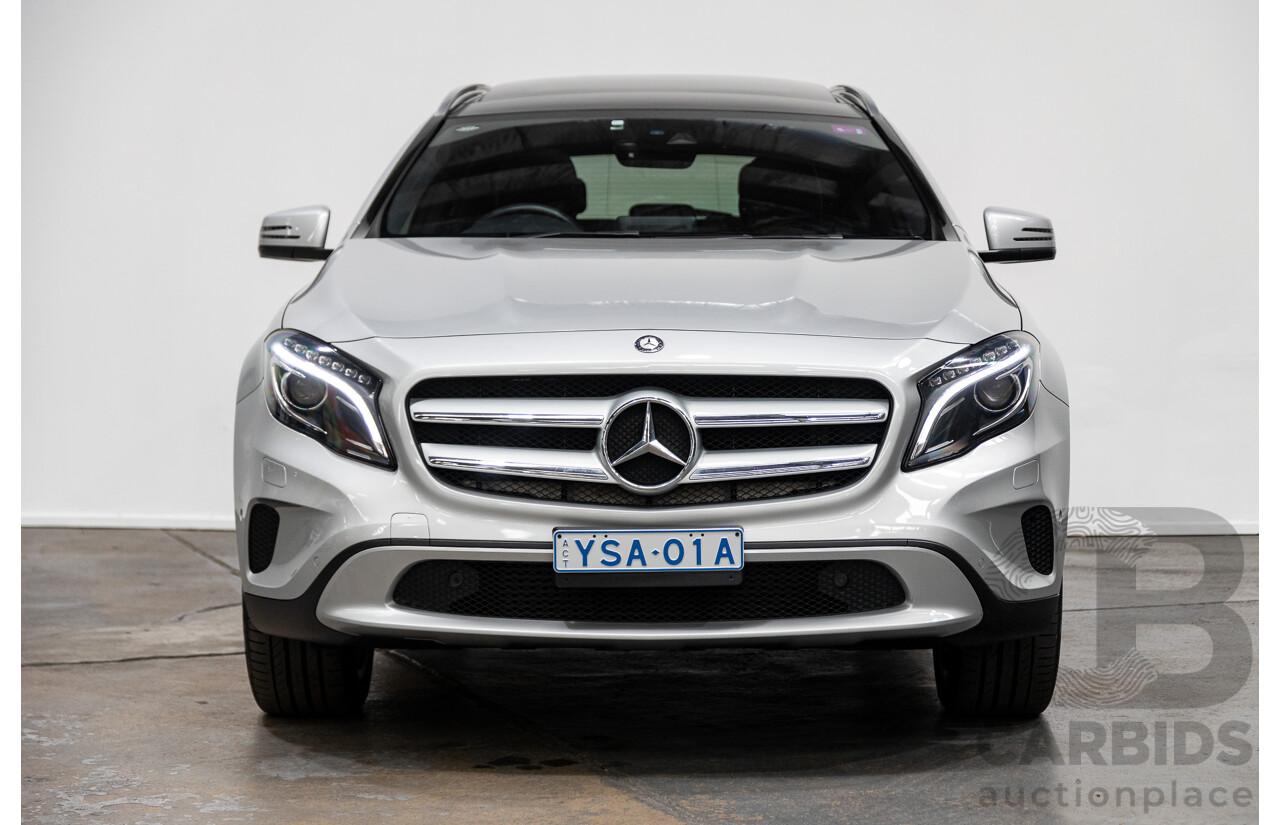 10/2016 Mercedes Benz GLA220d 4matic (AWD) X156 4d Wagon Polar Silver Metallic Turbo Diesel 2.1L