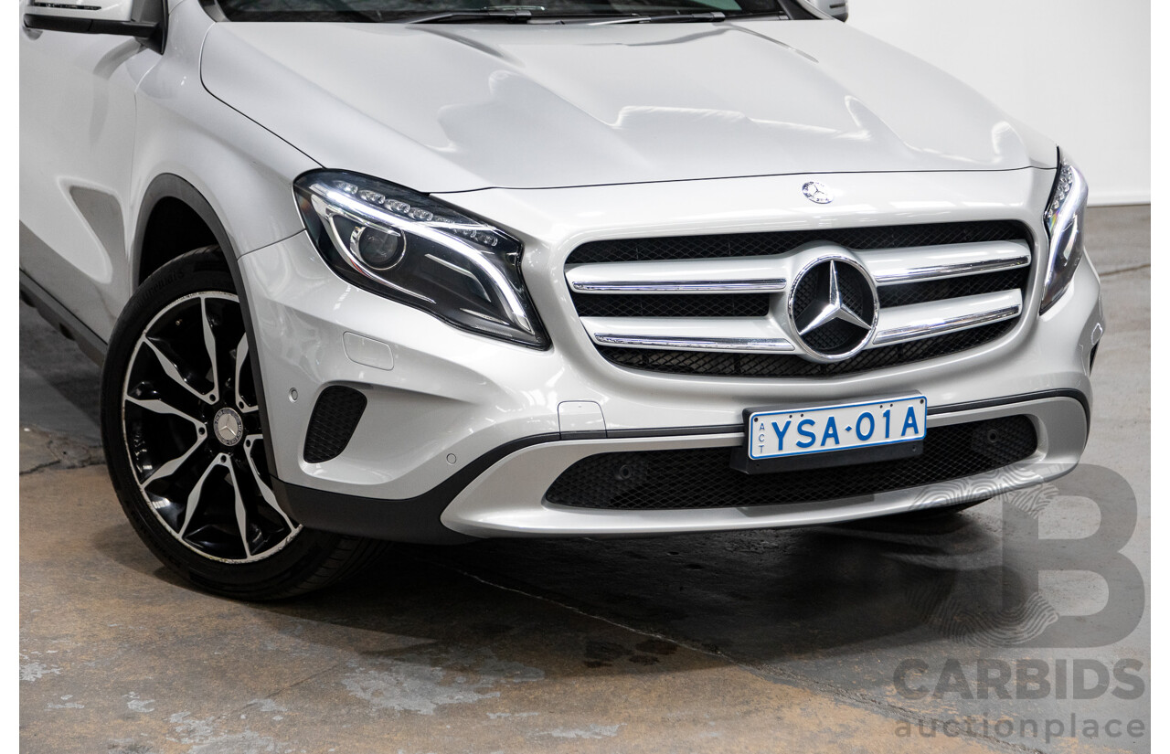 10/2016 Mercedes Benz GLA220d 4matic (AWD) X156 4d Wagon Polar Silver Metallic Turbo Diesel 2.1L