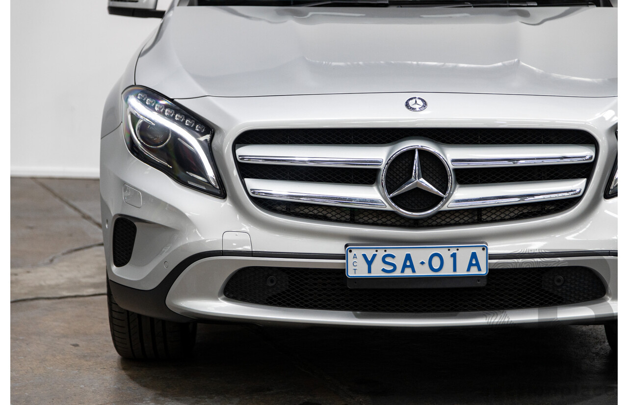 10/2016 Mercedes Benz GLA220d 4matic (AWD) X156 4d Wagon Polar Silver Metallic Turbo Diesel 2.1L