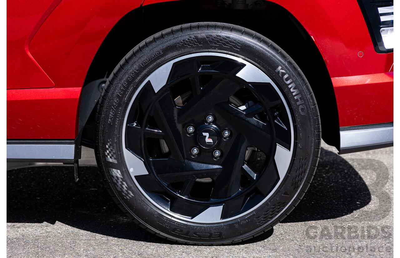 10/2024 Hyundai Kona Electric Premium N-Line (FWD) SX2.V2 MY25 4d Wagon Ultimate Red Mica 150kW Electric