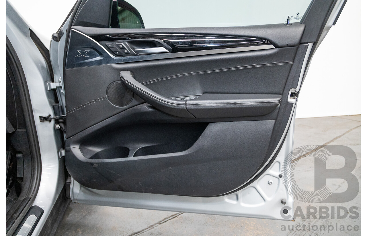 03/2018 BMW X3 xDrive 20d (4x4) G01 4d Wagon Glacier Silver Metallic Turbo Diesel 2.0L