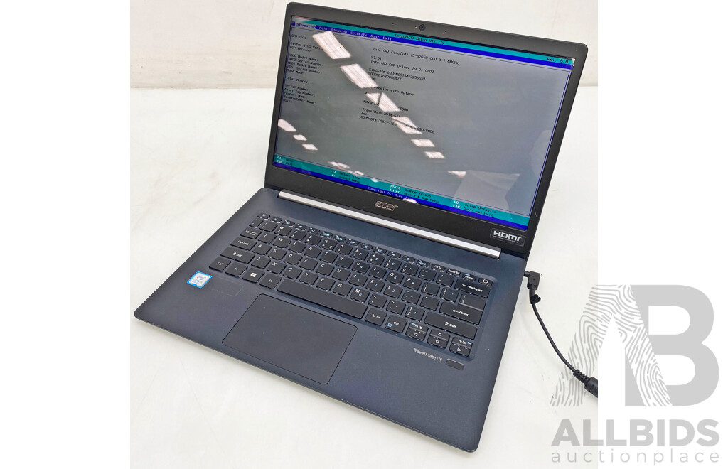 Acer (N17W3) TravelMate X514-51 Intel Core I5 (8265U) 1.60GHz-3.90GHz 4-Core CPU 14-Inch Laptop
