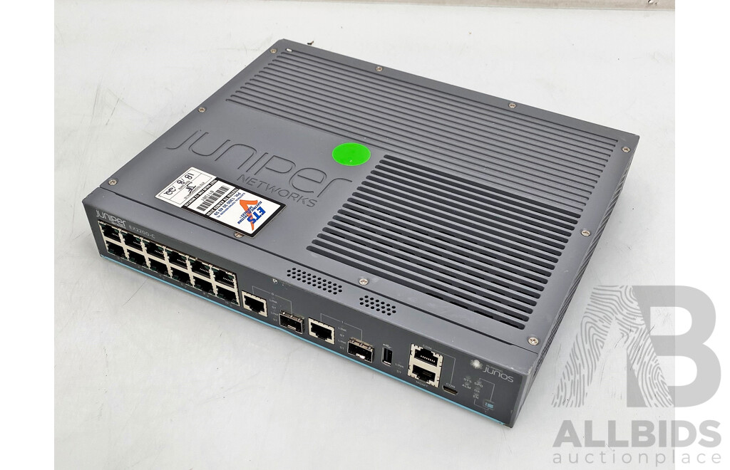 Juniper (EX2200-C-12T-2G) 12-Port Gigabit Ethernet Switch
