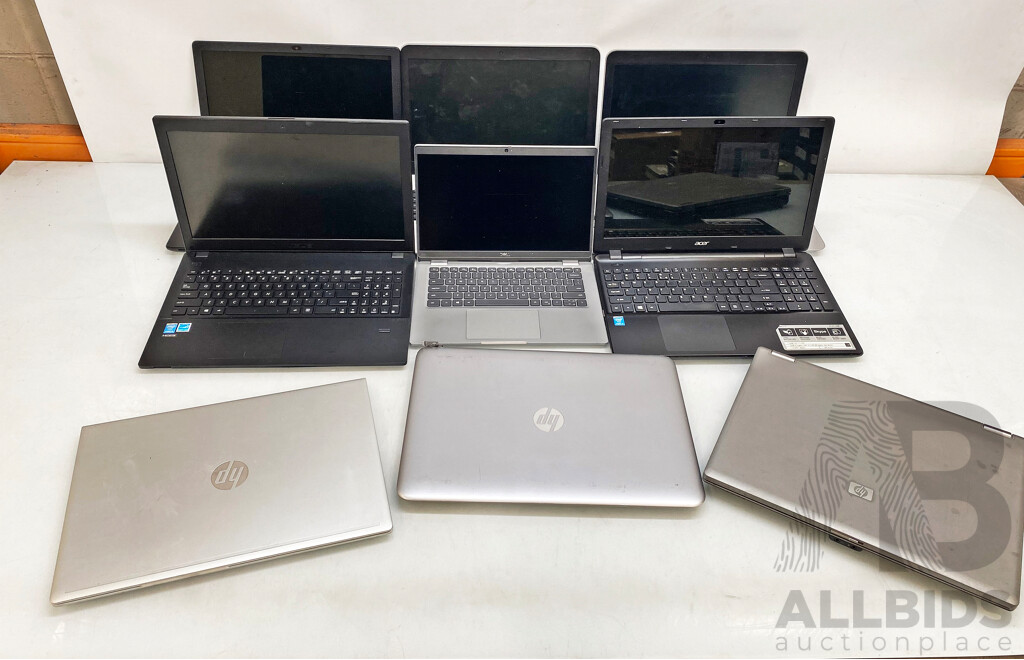 Assorted Lot of Laptops