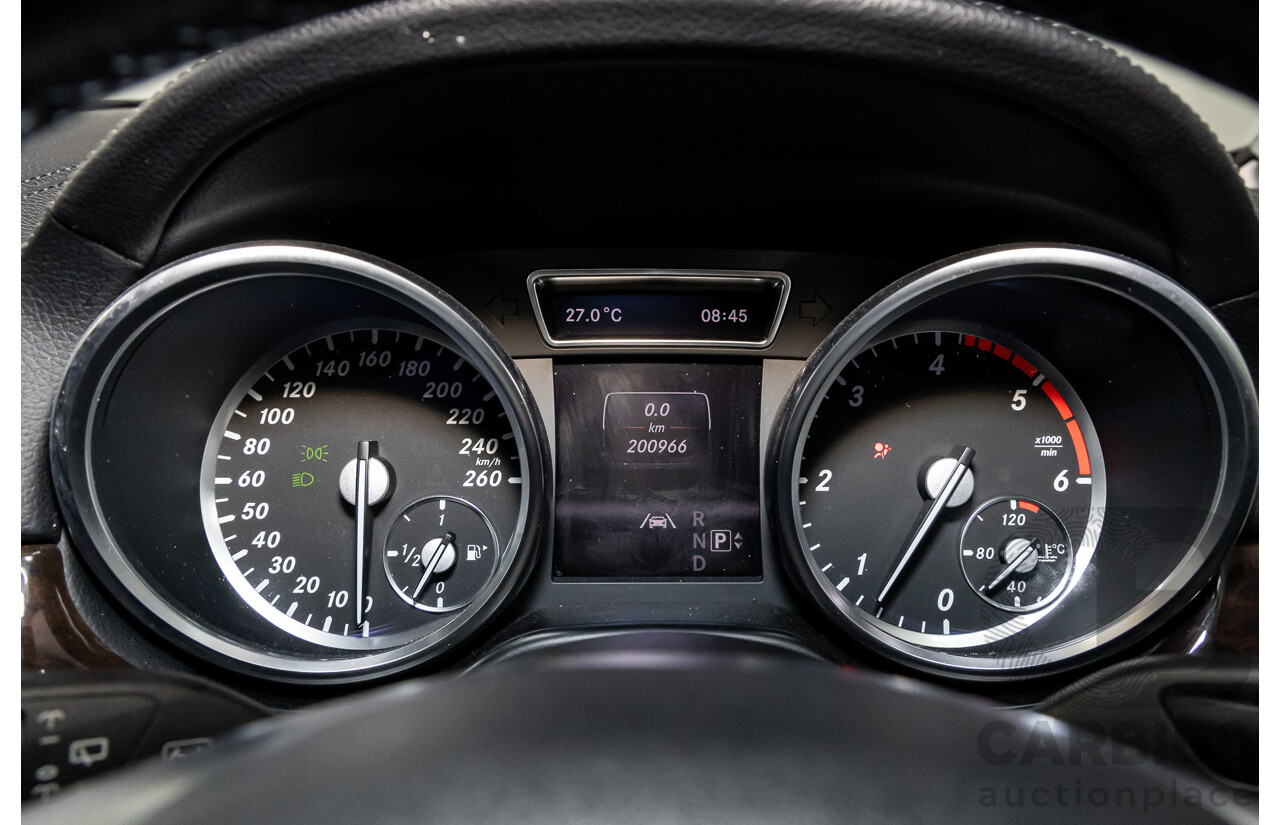 3/2013 Mercedes-Benz GL 350 Bluetec X166 4d Wagon Black Obsidian Metallic Turbo Diesel 3.0L