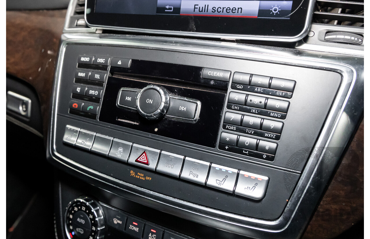 3/2013 Mercedes-Benz GL 350 Bluetec X166 4d Wagon Black Obsidian Metallic Turbo Diesel 3.0L