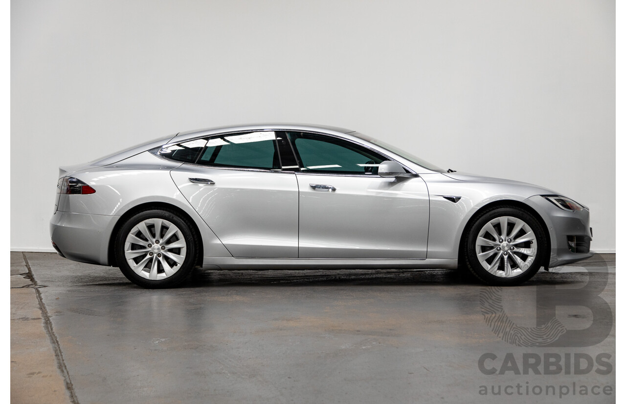 10/2017 Tesla Model S 75D (AWD) 4d Hatchback Silver Metallic Dedicated Electric EV 245kw