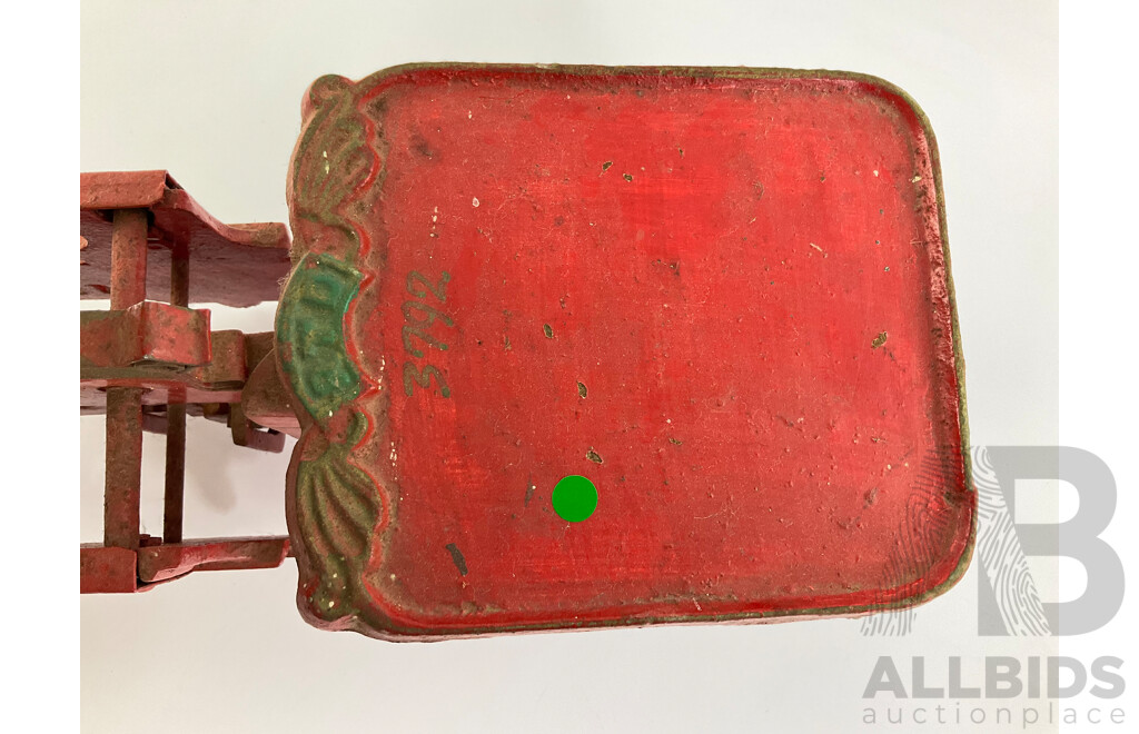 Antique RTD Cast Iron Ten Kilo Grain Scales