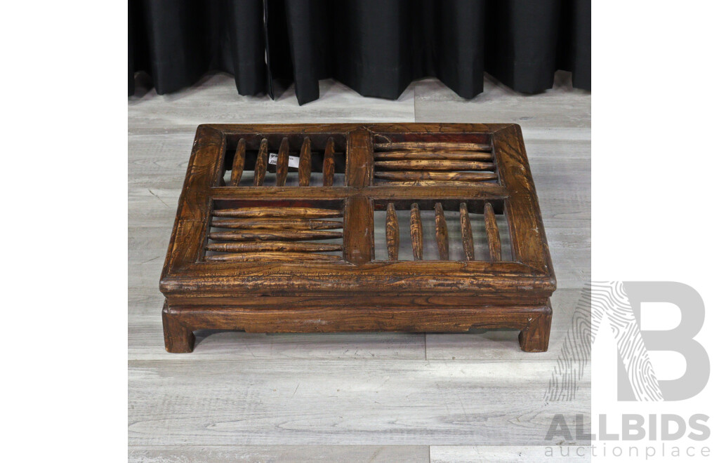 Chinese Hardwood Tea Table