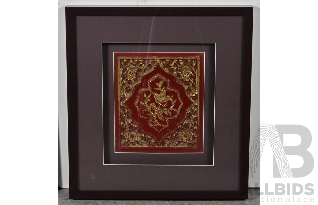 Framed Chinese Painted Panel