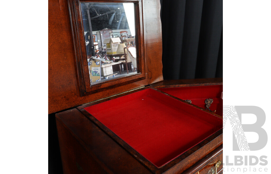Painted Chinese Jewellery Cabinet