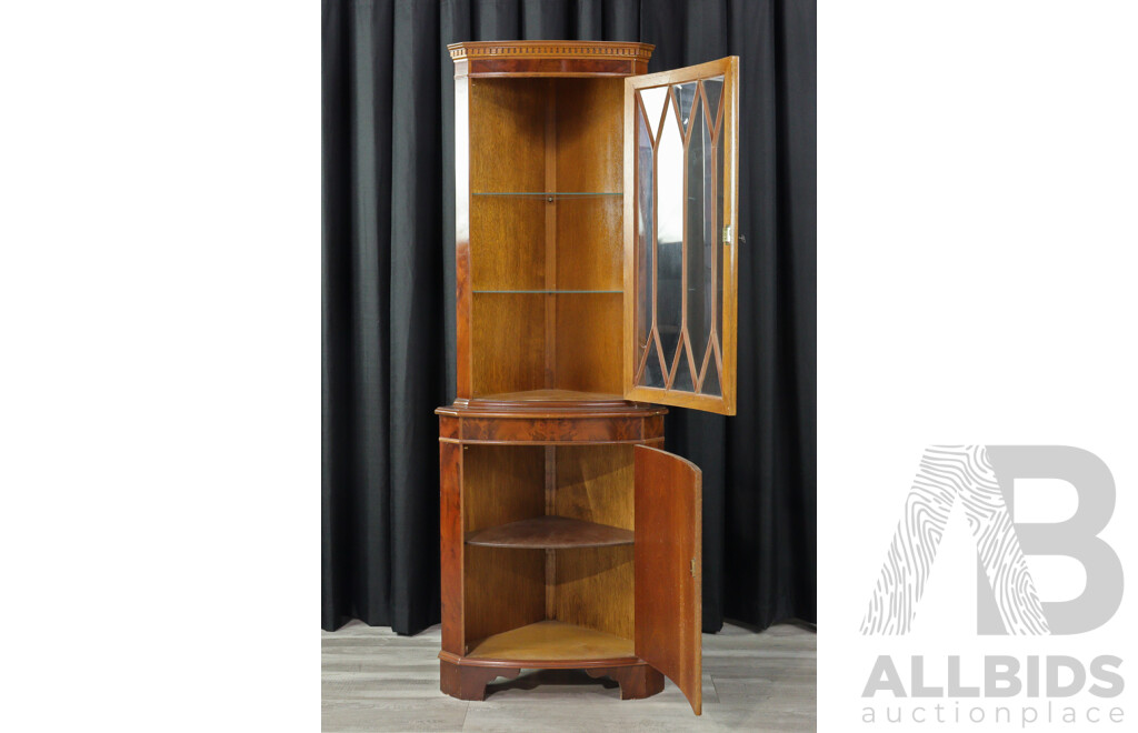 Reproduction Regency Corner Cabinet