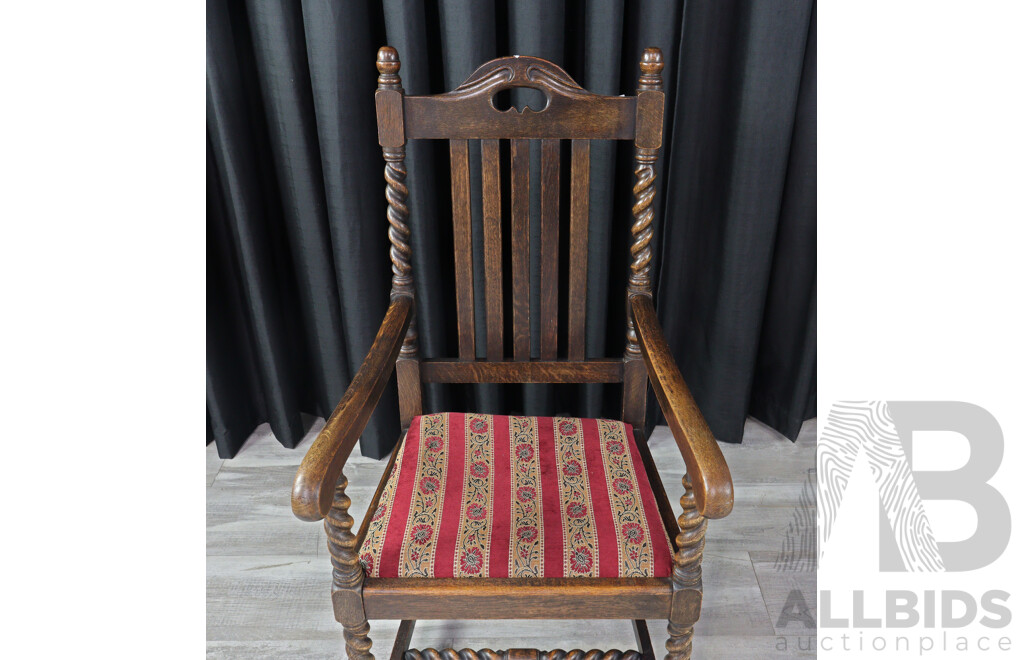 Georgian Mahogany Carver and Oak Example