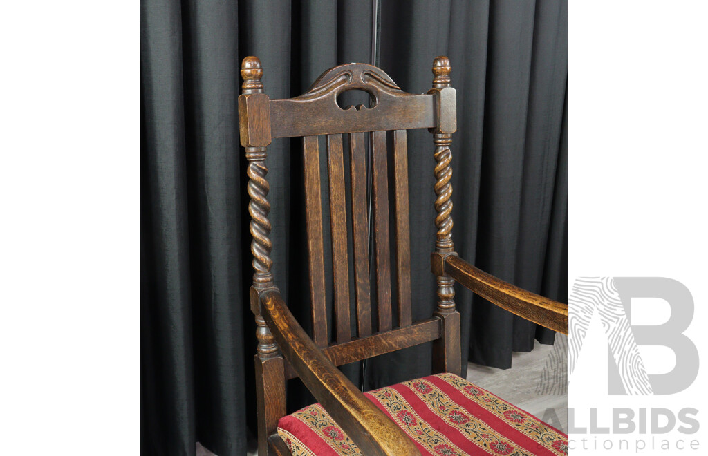 Georgian Mahogany Carver and Oak Example