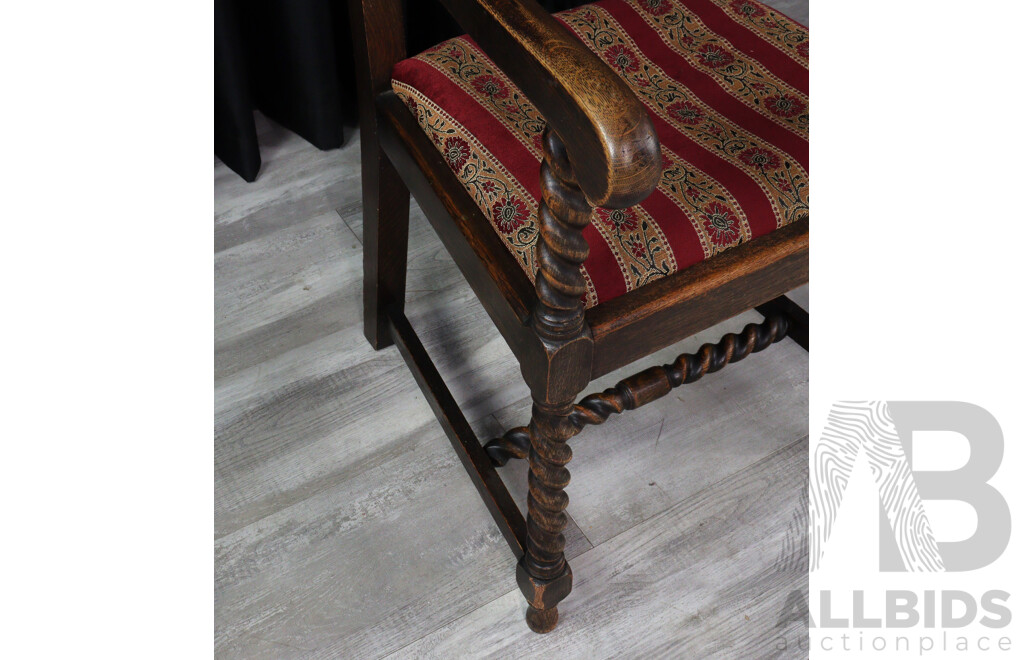 Georgian Mahogany Carver and Oak Example