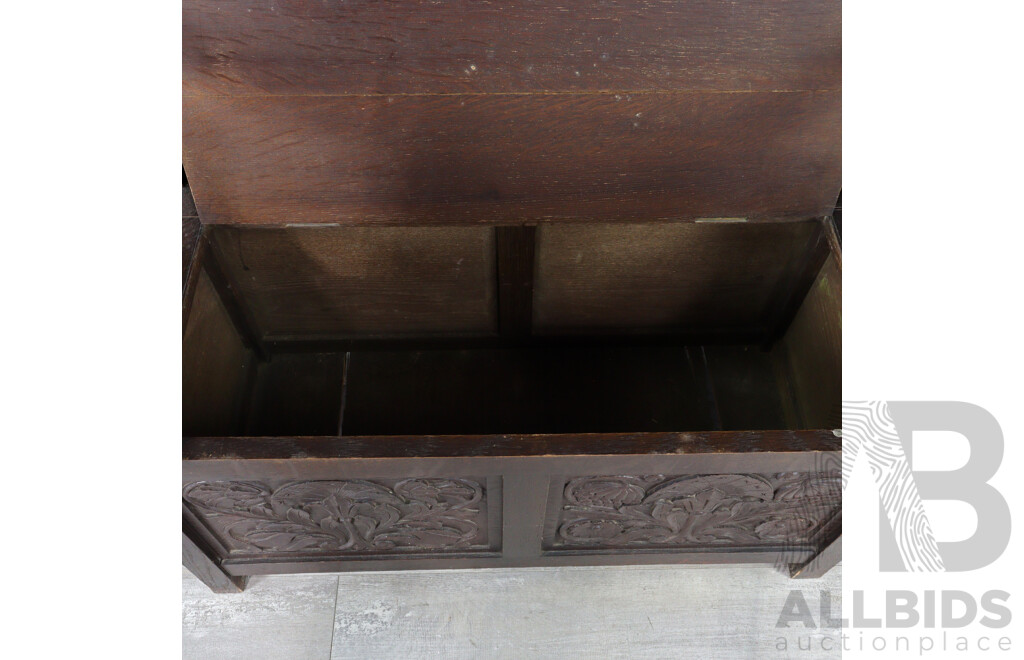 Oak Metamorphic Monks Bench