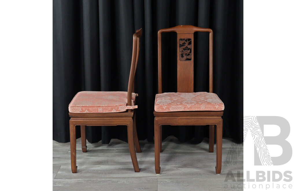 Good Chinese Hardwood Six Piece Dining Suite