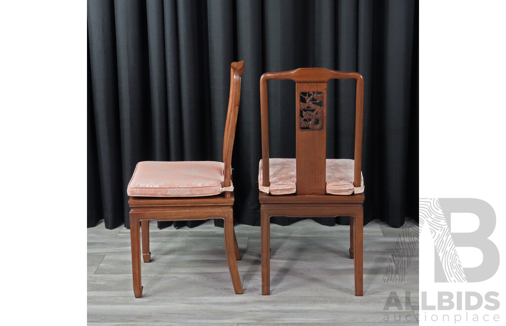 Good Chinese Hardwood Six Piece Dining Suite