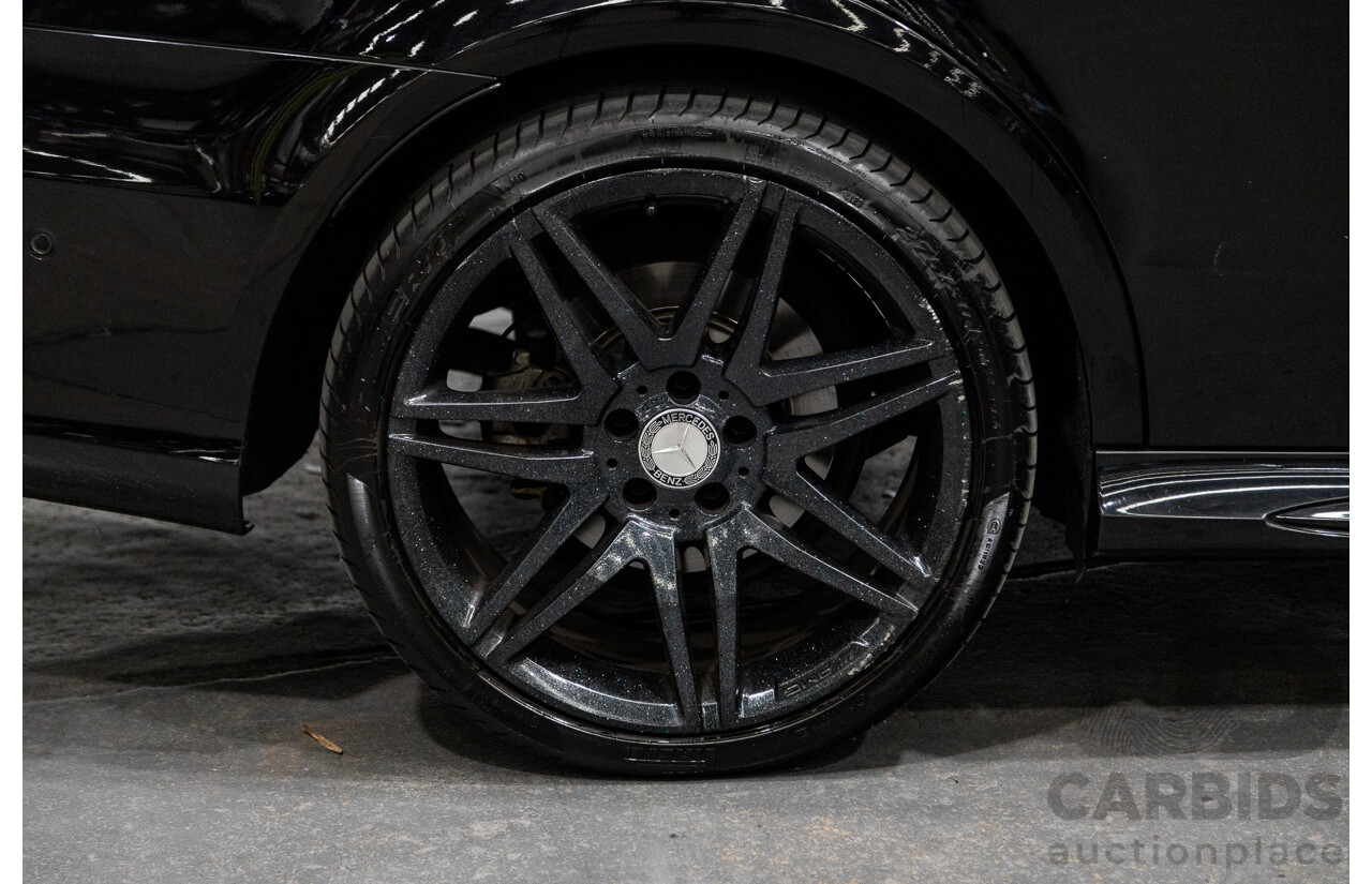 12/2015 Mercedes-Benz E250 W212 MY15 4D Sedan Obsidian Black Metallic Turbo 2.0L