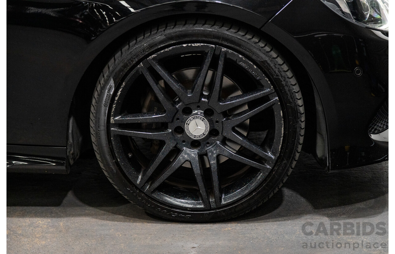 12/2015 Mercedes-Benz E250 W212 MY15 4D Sedan Obsidian Black Metallic Turbo 2.0L