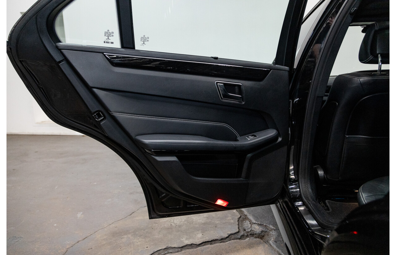 12/2015 Mercedes-Benz E250 W212 MY15 4D Sedan Obsidian Black Metallic Turbo 2.0L