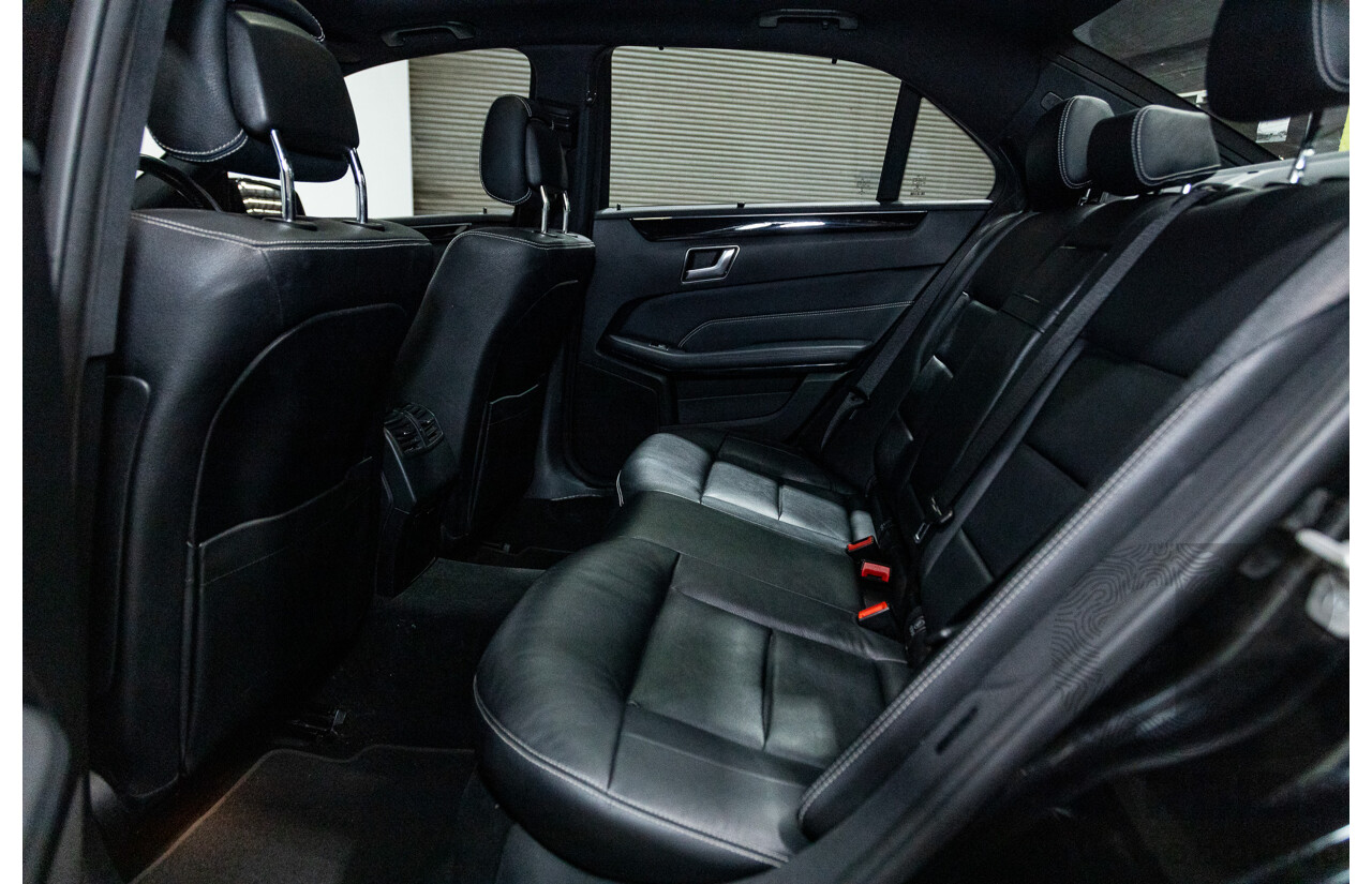 12/2015 Mercedes-Benz E250 W212 MY15 4D Sedan Obsidian Black Metallic Turbo 2.0L