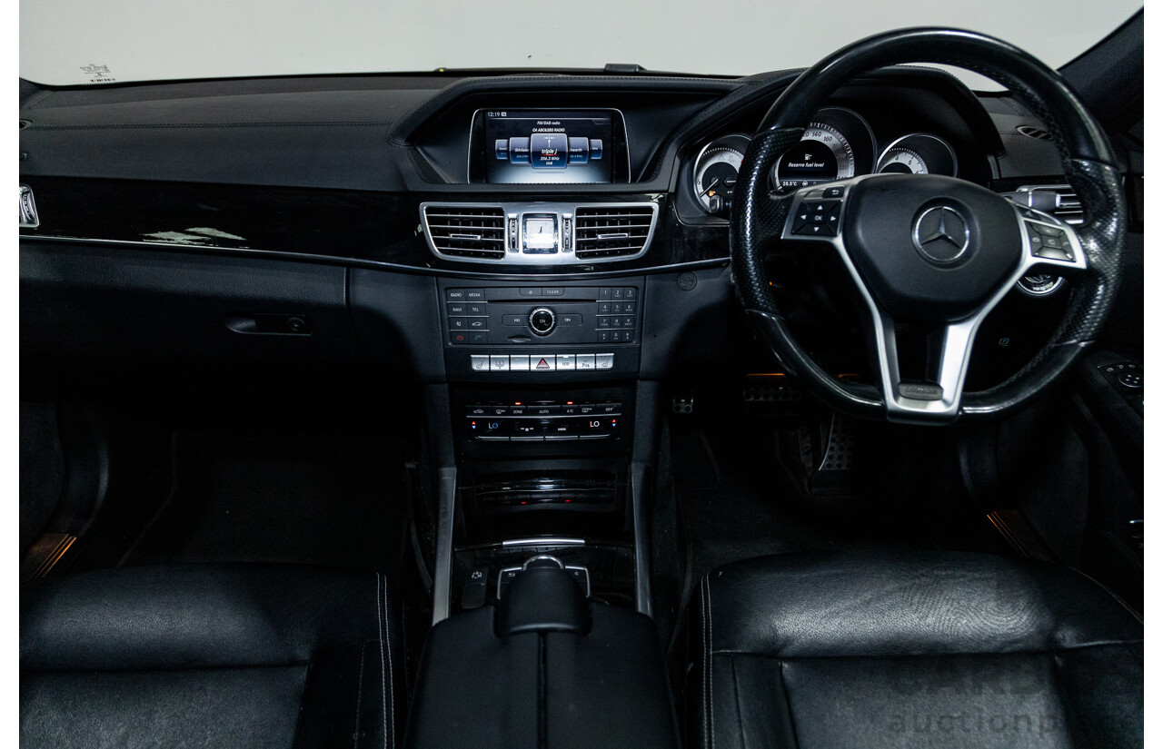 12/2015 Mercedes-Benz E250 W212 MY15 4D Sedan Obsidian Black Metallic Turbo 2.0L