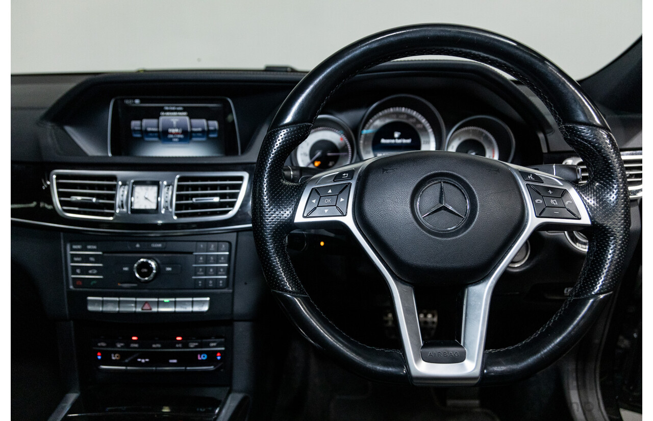 12/2015 Mercedes-Benz E250 W212 MY15 4D Sedan Obsidian Black Metallic Turbo 2.0L