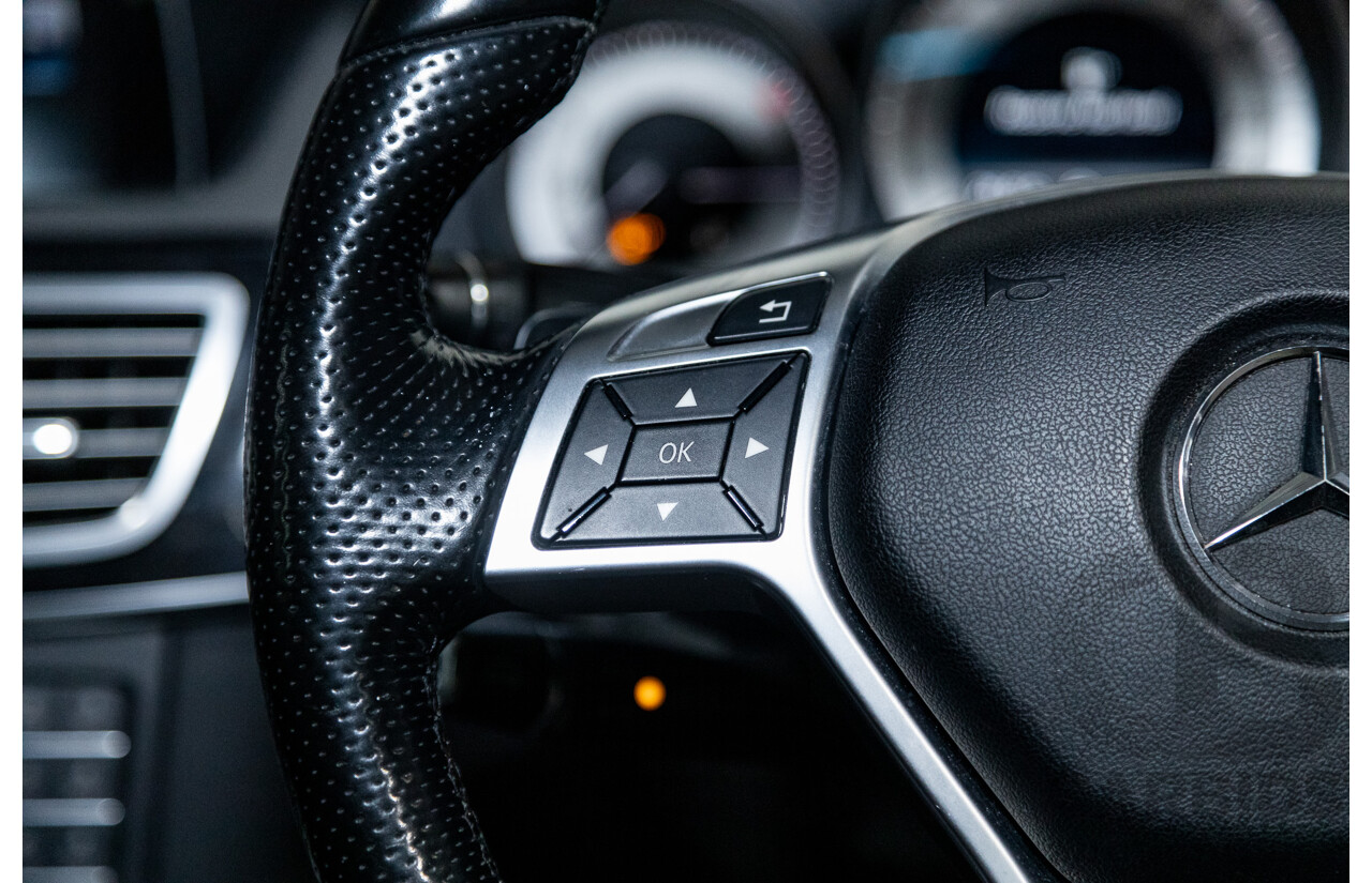 12/2015 Mercedes-Benz E250 W212 MY15 4D Sedan Obsidian Black Metallic Turbo 2.0L