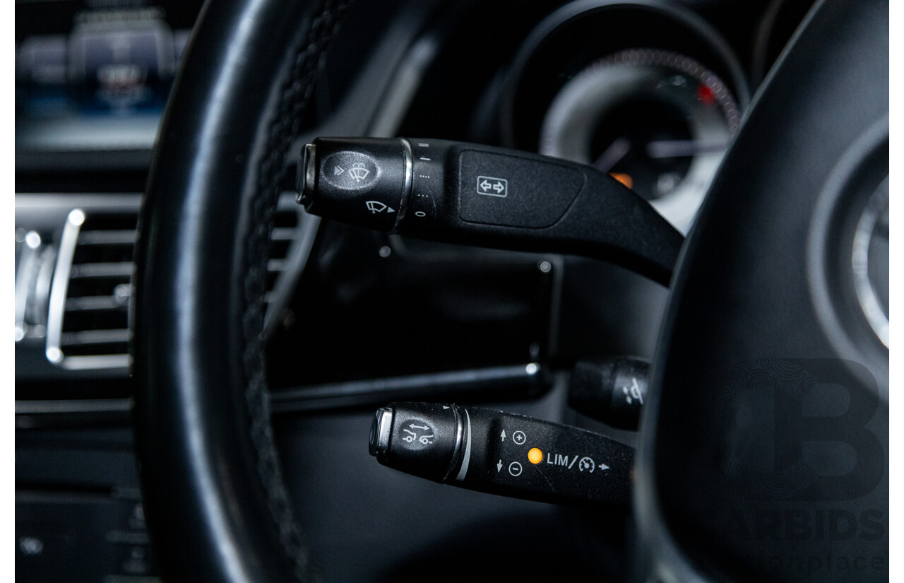 12/2015 Mercedes-Benz E250 W212 MY15 4D Sedan Obsidian Black Metallic Turbo 2.0L