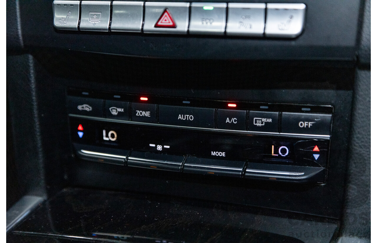 12/2015 Mercedes-Benz E250 W212 MY15 4D Sedan Obsidian Black Metallic Turbo 2.0L