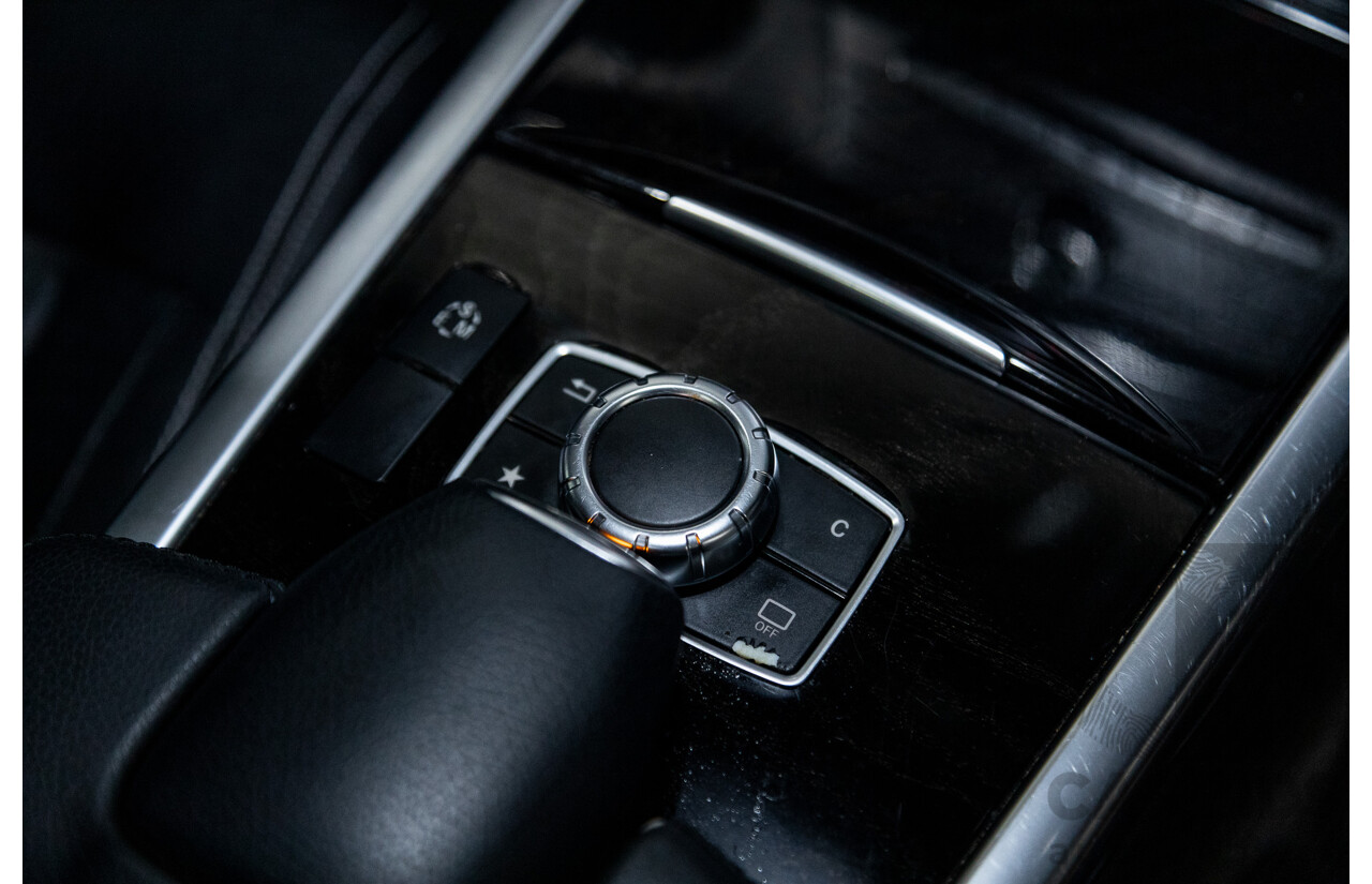 12/2015 Mercedes-Benz E250 W212 MY15 4D Sedan Obsidian Black Metallic Turbo 2.0L