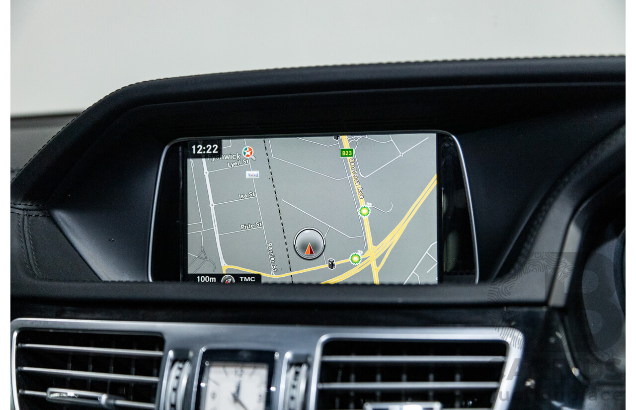 12/2015 Mercedes-Benz E250 W212 MY15 4D Sedan Obsidian Black Metallic Turbo 2.0L