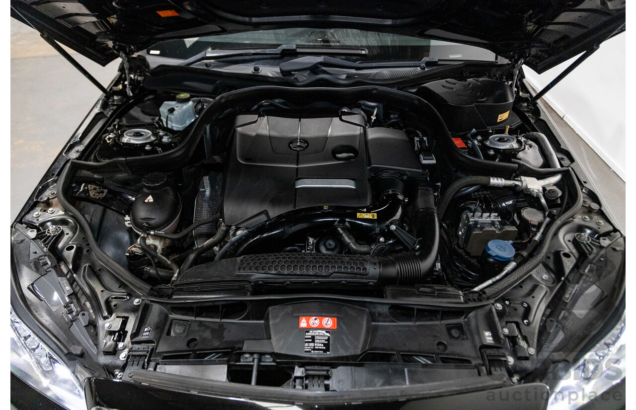 12/2015 Mercedes-Benz E250 W212 MY15 4D Sedan Obsidian Black Metallic Turbo 2.0L