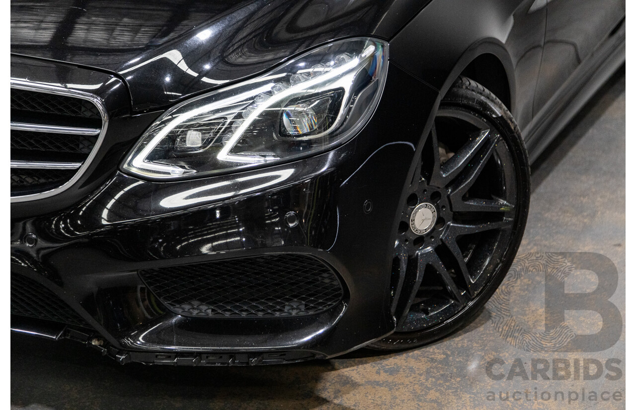12/2015 Mercedes-Benz E250 W212 MY15 4D Sedan Obsidian Black Metallic Turbo 2.0L