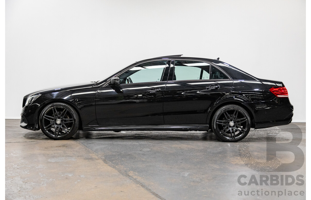 12/2015 Mercedes-Benz E250 W212 MY15 4D Sedan Obsidian Black Metallic Turbo 2.0L