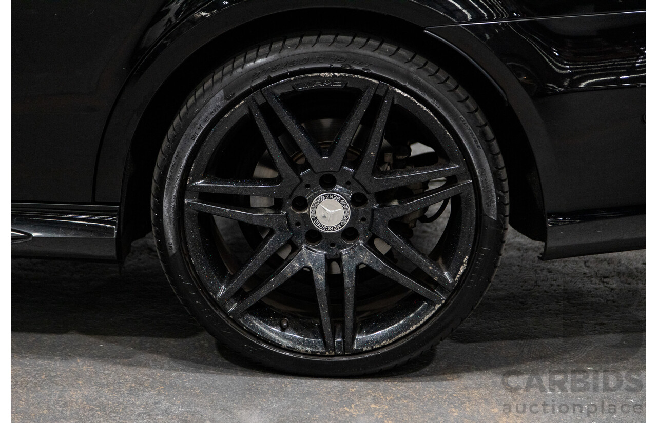 12/2015 Mercedes-Benz E250 W212 MY15 4D Sedan Obsidian Black Metallic Turbo 2.0L