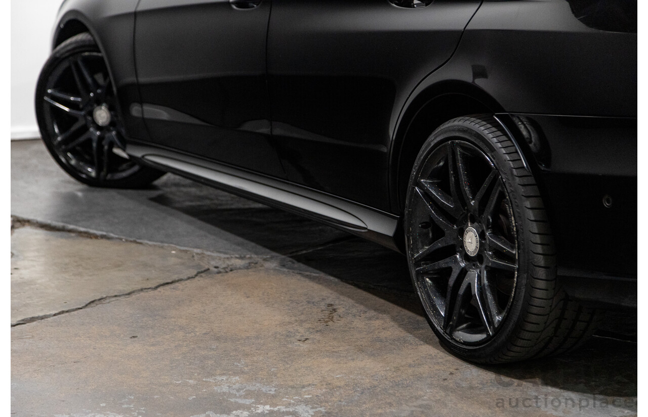 12/2015 Mercedes-Benz E250 W212 MY15 4D Sedan Obsidian Black Metallic Turbo 2.0L