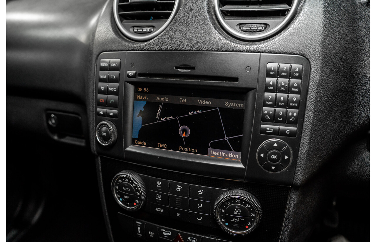 11/2009 Mercedes-Benz ML 300 CDI AMG Sports (4x4) W164 09 UPGRADE 4d Wagon Obsidian Black Metalic Turbo Diesel V6 3.0L