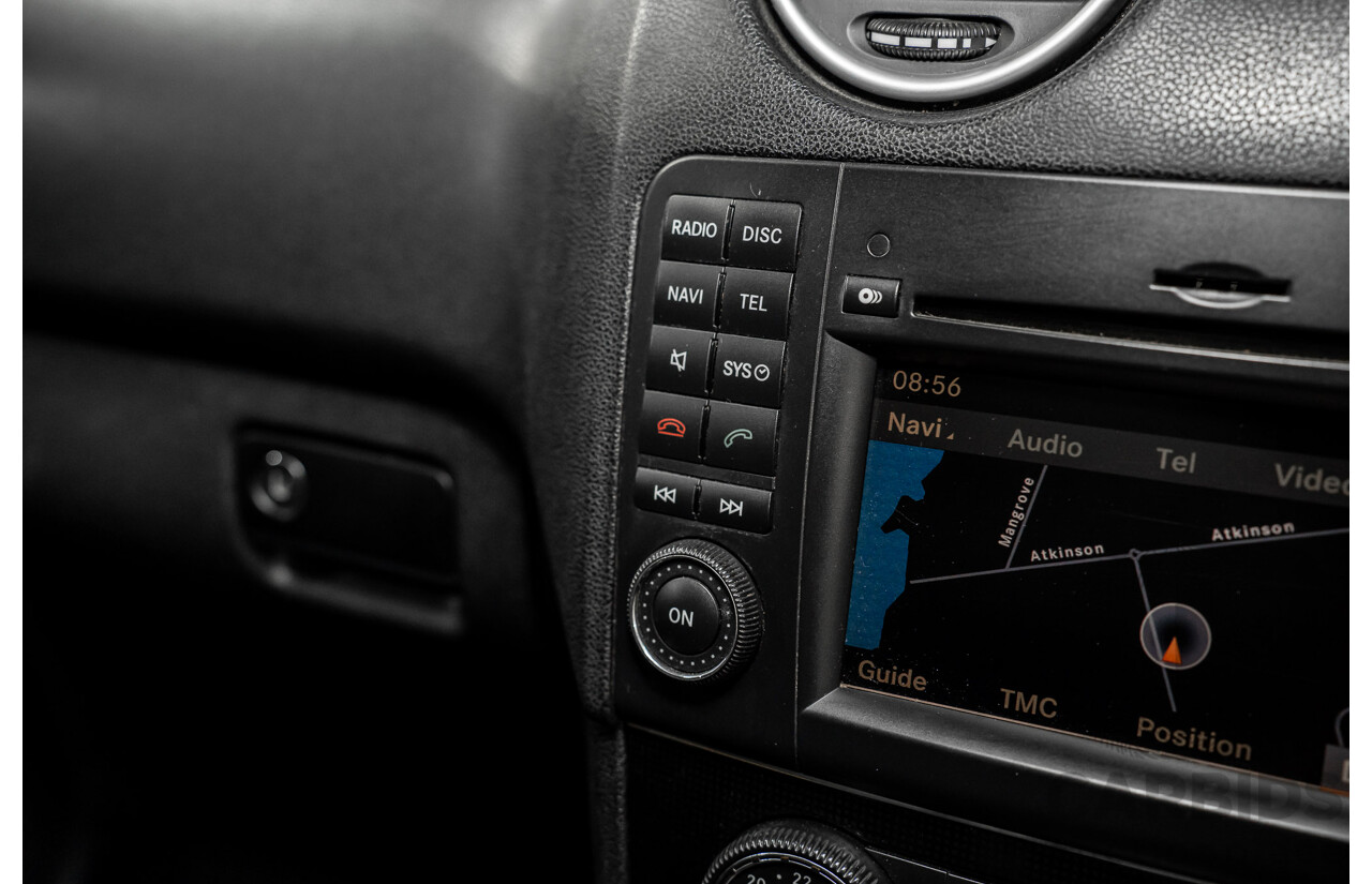 11/2009 Mercedes-Benz ML 300 CDI AMG Sports (4x4) W164 09 UPGRADE 4d Wagon Obsidian Black Metalic Turbo Diesel V6 3.0L