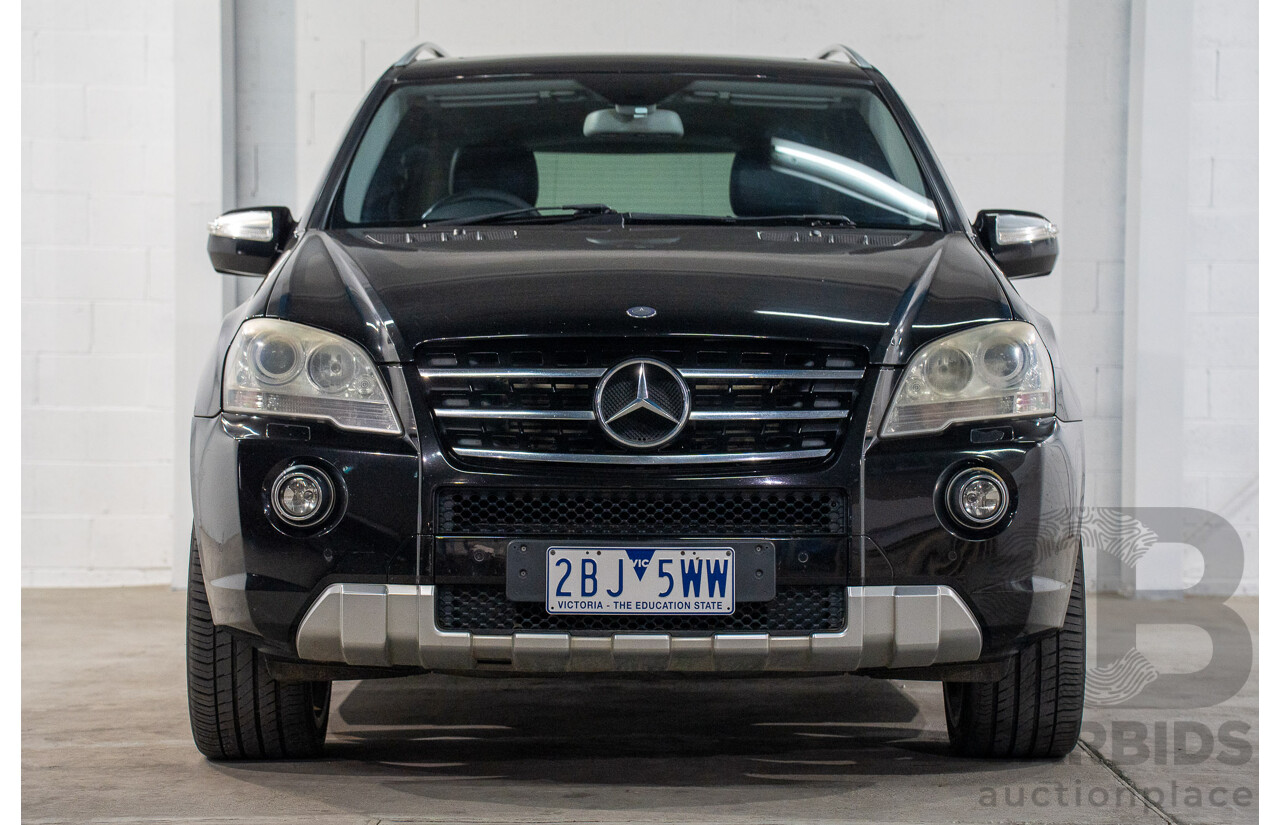 11/2009 Mercedes-Benz ML 300 CDI AMG Sports (4x4) W164 09 UPGRADE 4d Wagon Obsidian Black Metalic Turbo Diesel V6 3.0L