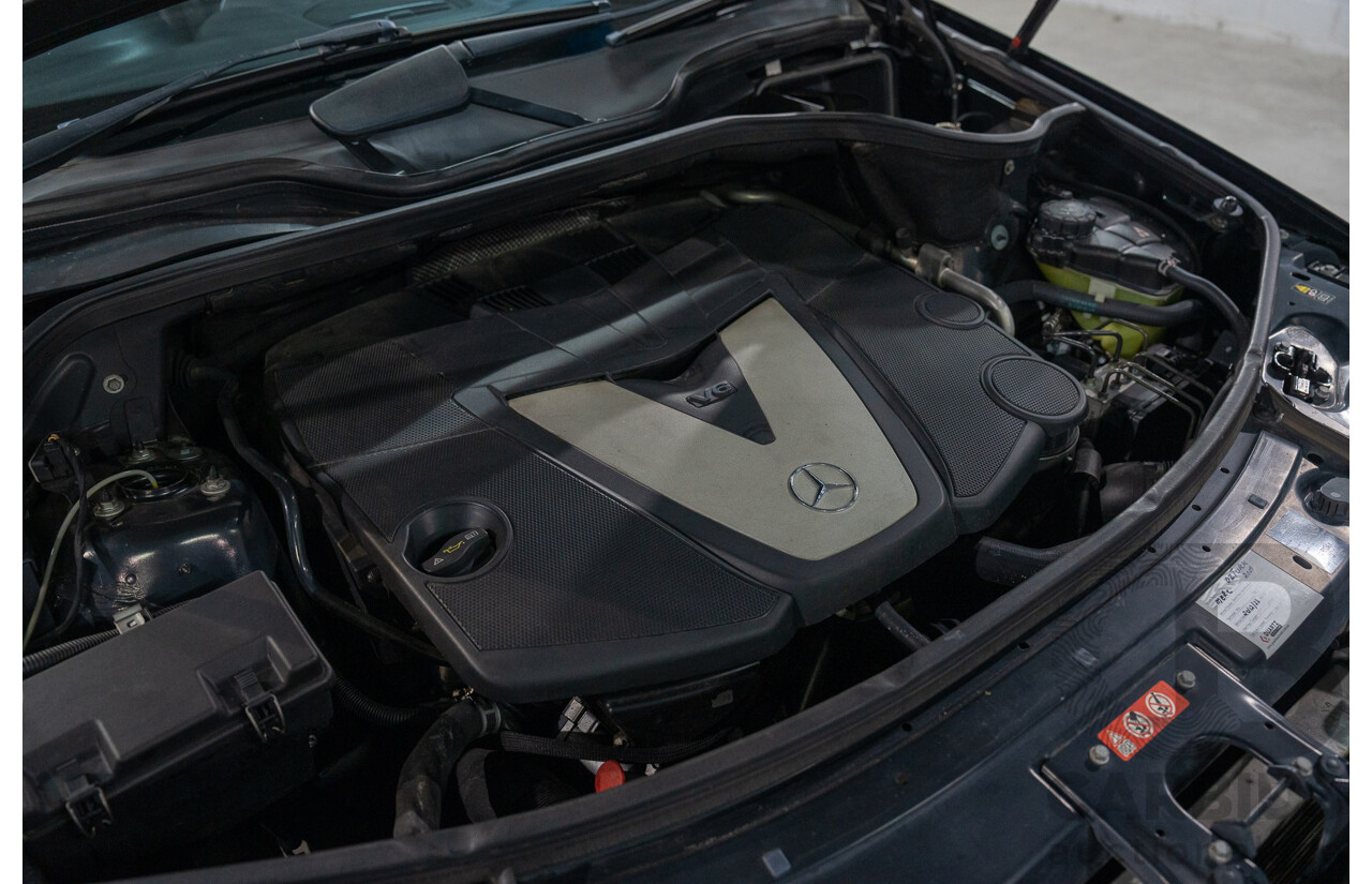 11/2009 Mercedes-Benz ML 300 CDI AMG Sports (4x4) W164 09 UPGRADE 4d Wagon Obsidian Black Metalic Turbo Diesel V6 3.0L