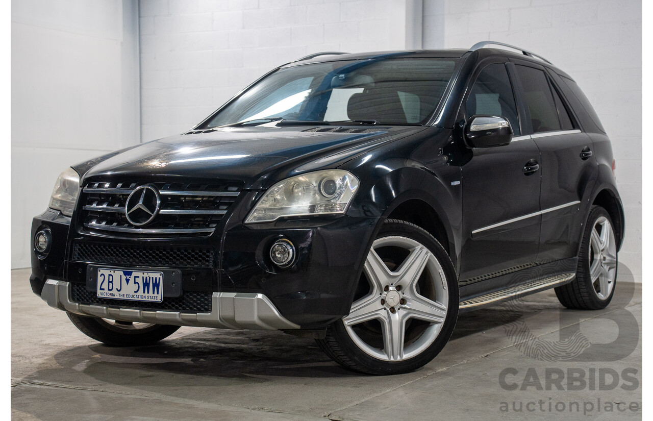 11/2009 Mercedes-Benz ML 300 CDI AMG Sports (4x4) W164 09 UPGRADE 4d Wagon Obsidian Black Metalic Turbo Diesel V6 3.0L