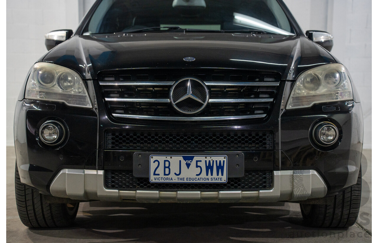11/2009 Mercedes-Benz ML 300 CDI AMG Sports (4x4) W164 09 UPGRADE 4d Wagon Obsidian Black Metalic Turbo Diesel V6 3.0L