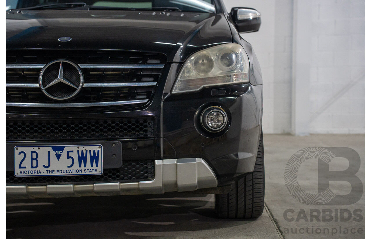 11/2009 Mercedes-Benz ML 300 CDI AMG Sports (4x4) W164 09 UPGRADE 4d Wagon Obsidian Black Metalic Turbo Diesel V6 3.0L