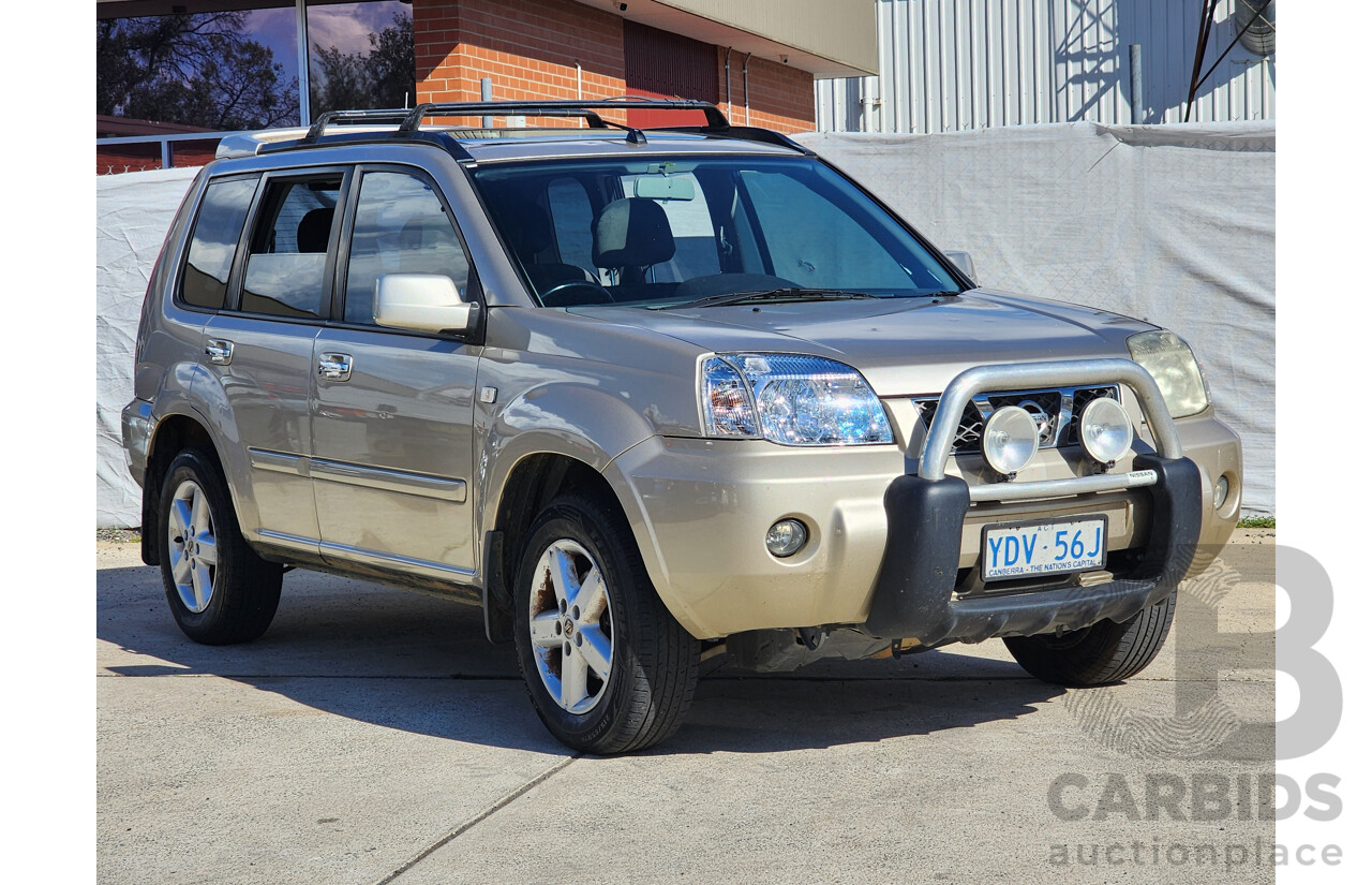 5/2005 Nissan X-Trail Ti-L (sunroof) (4x4) T30 4d Wagon Gold 2.5L