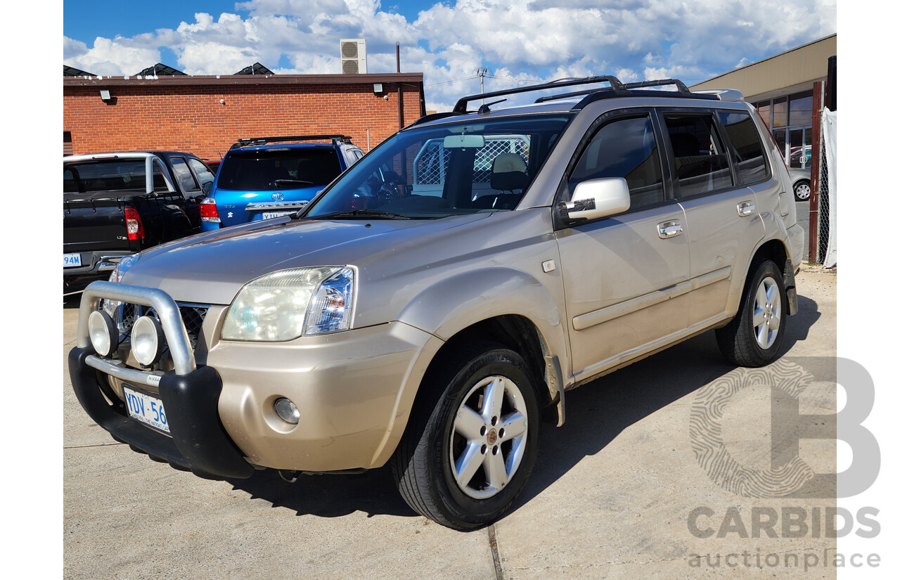 5/2005 Nissan X-Trail Ti-L (sunroof) (4x4) T30 4d Wagon Gold 2.5L